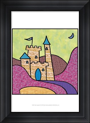 Framed Calico Kingdom III Print
