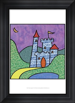 Framed Calico Kingdom IV Print