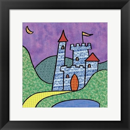 Framed Calico Kingdom IV Print