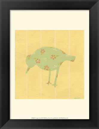 Framed Cottage Cuties III Print