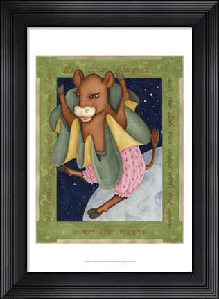 Framed Over the Moon Print