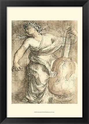 Framed Muse Erato Print