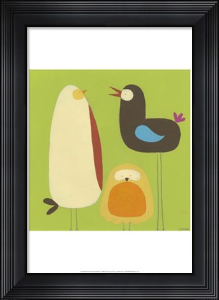 Framed Feathered Friends II Print