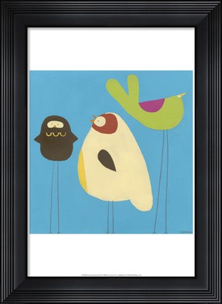 Framed Feathered Friends III Print