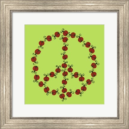 Framed Peace Collection IV Print