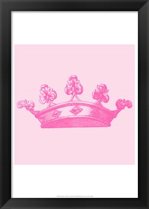 Framed Princess Crown II Print