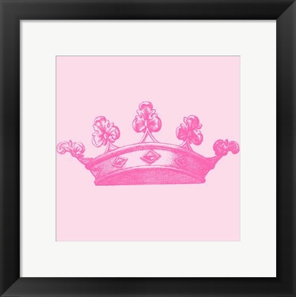 Framed Princess Crown II Print