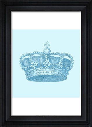 Framed Prince Crown II Print