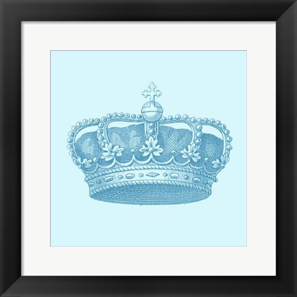 Framed Prince Crown II Print