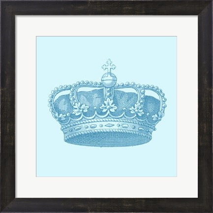 Framed Prince Crown II Print