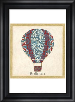 Framed Patchwork Transportation IV Print