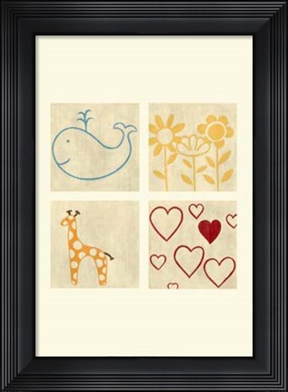 Framed Best Friends Forever III Print