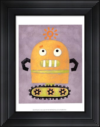 Framed Take me to your Leader II Print