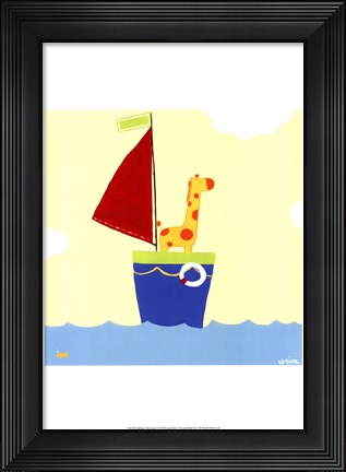 Framed Sailboat Adventure I Print