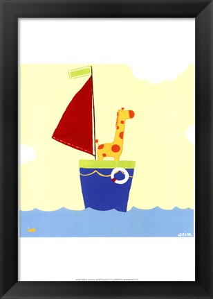 Framed Sailboat Adventure I Print