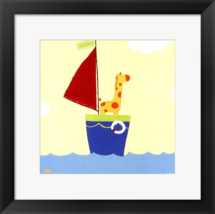 Framed Sailboat Adventure I Print