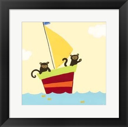 Framed Sailboat Adventure III Print