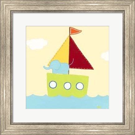 Framed Sailboat Adventure IV Print