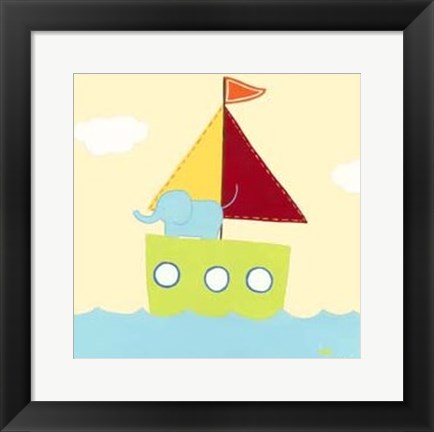 Framed Sailboat Adventure IV Print