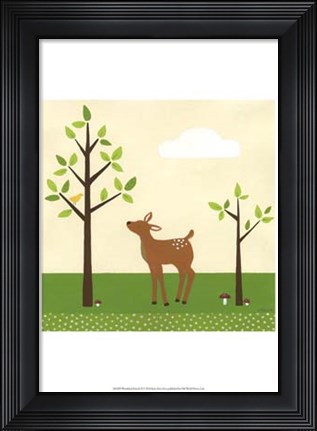 Framed Woodland Friends II Print