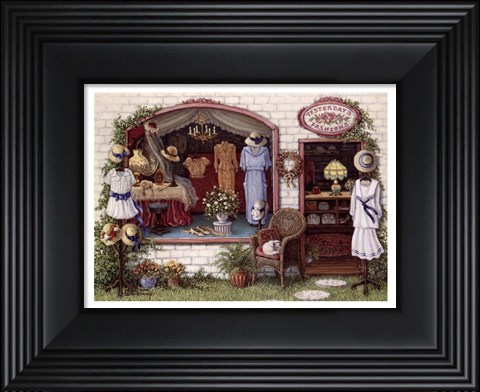 Framed Yesterday&#39;s Fashions Print