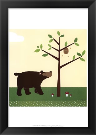 Framed Woodland Friends III Print