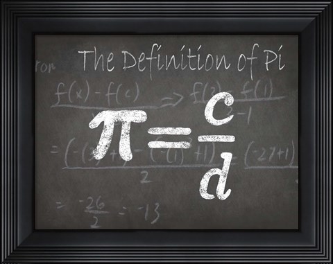 Framed Mathematical Elements I Print