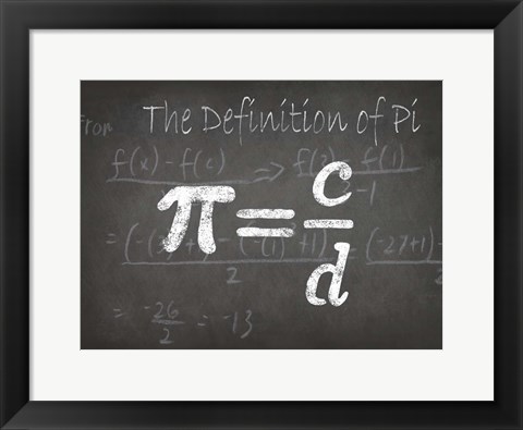 Framed Mathematical Elements I Print