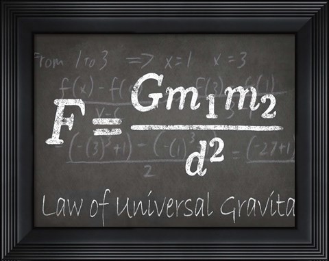 Framed Mathematical Elements II Print