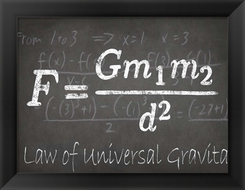 Framed Mathematical Elements II Print