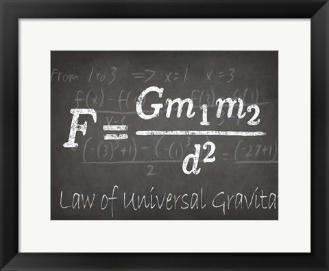 Framed Mathematical Elements II Print