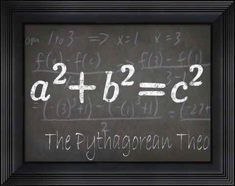Framed Mathematical Elements IV Print