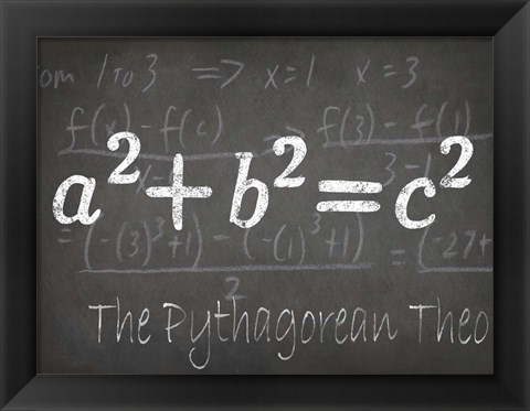 Framed Mathematical Elements IV Print