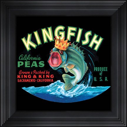 Framed Kingfish Print
