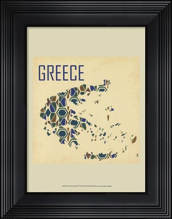 Framed Travel Abroad IV Print