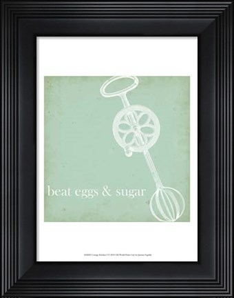 Framed Cottage Kitchen I Print