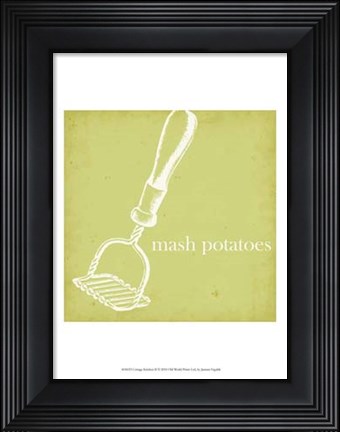 Framed Cottage Kitchen II Print