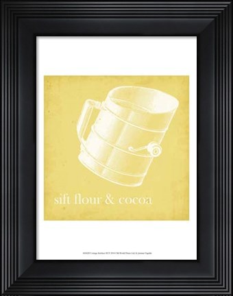 Framed Cottage Kitchen III Print