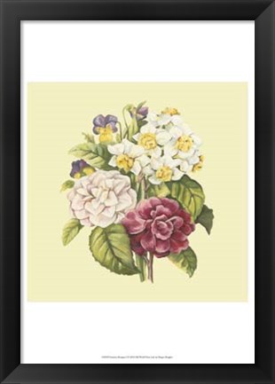 Framed Summer Bouquet I Print