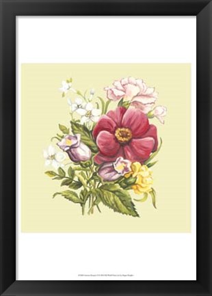 Framed Summer Bouquet II Print