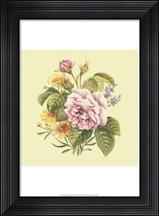 Framed Summer Bouquet III Print