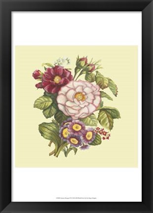 Framed Summer Bouquet IV Print