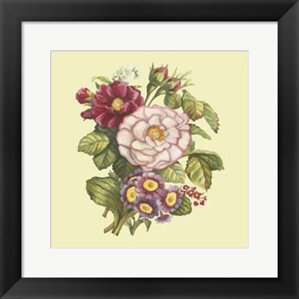 Framed Summer Bouquet IV Print