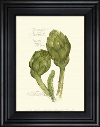 Framed Tuscany Artichoke Print