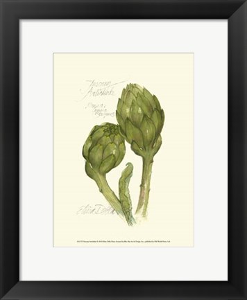 Framed Tuscany Artichoke Print