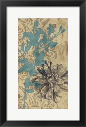 Framed Serene Blossom I Print