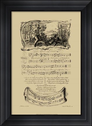 Framed Absent Lover Print