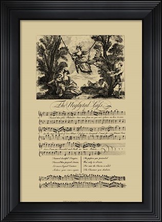 Framed Neglected Lass Print