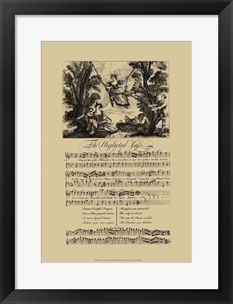 Framed Neglected Lass Print
