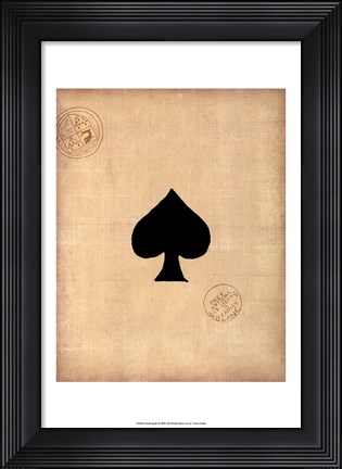 Framed Small Spade Print